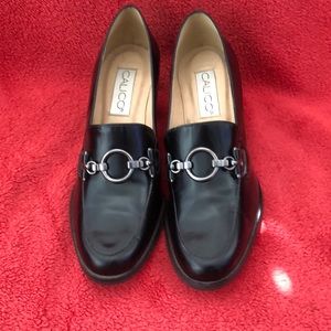 Calico Career shoes 👜 size 10 M. 🌂 Black.